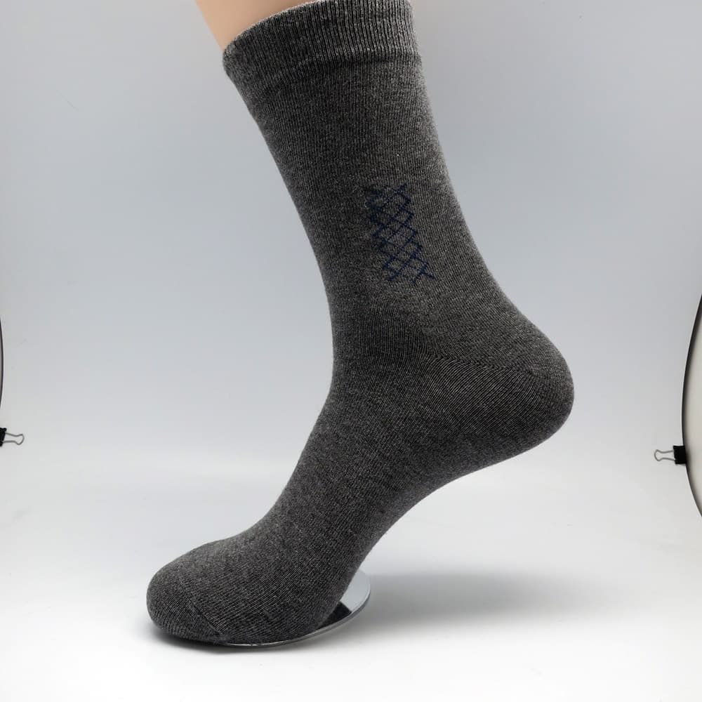 B-cotton business socks crew length socks fta ready